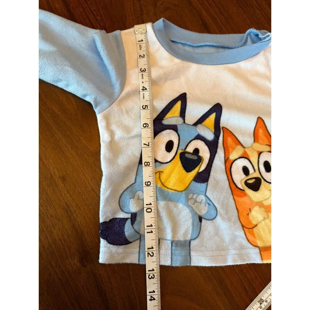 Bluey Toddler 2T Fleece Pajama Set